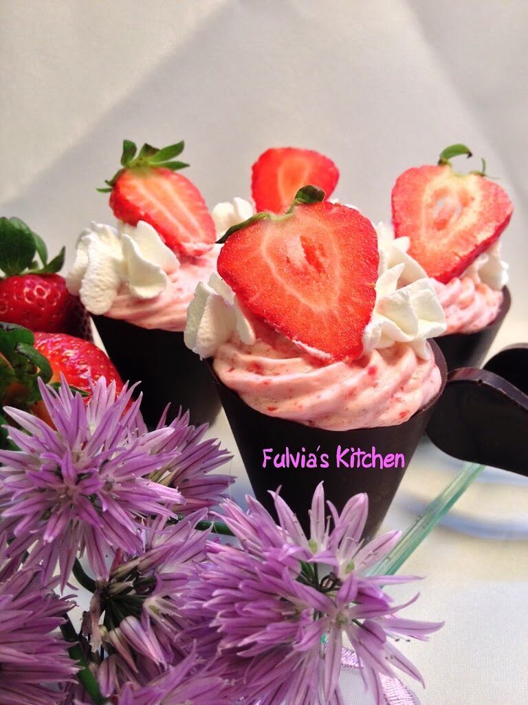 Mousse di fragole