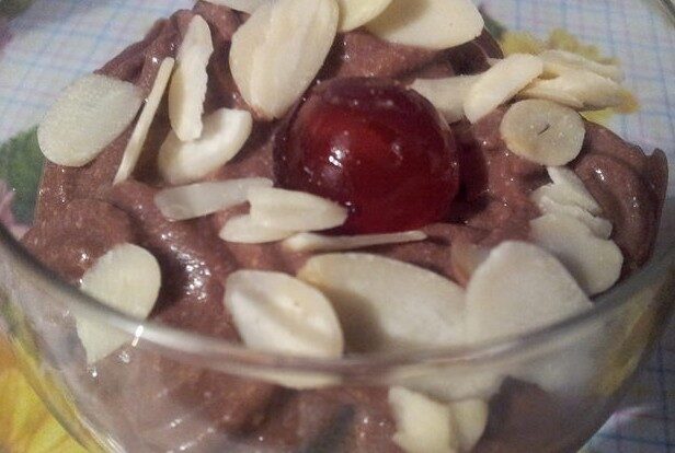 Mousse di ricotta al cioccolato