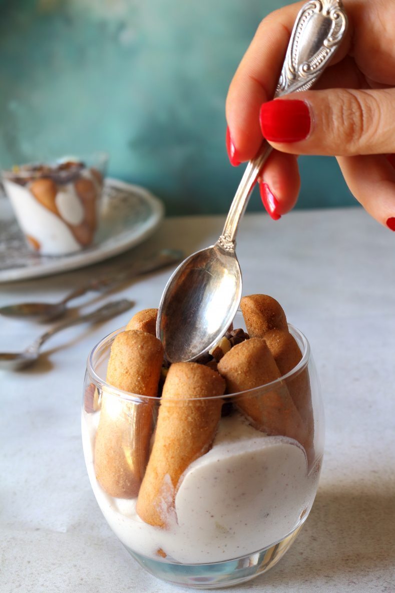 Mousse di ricotta e cioccolato
