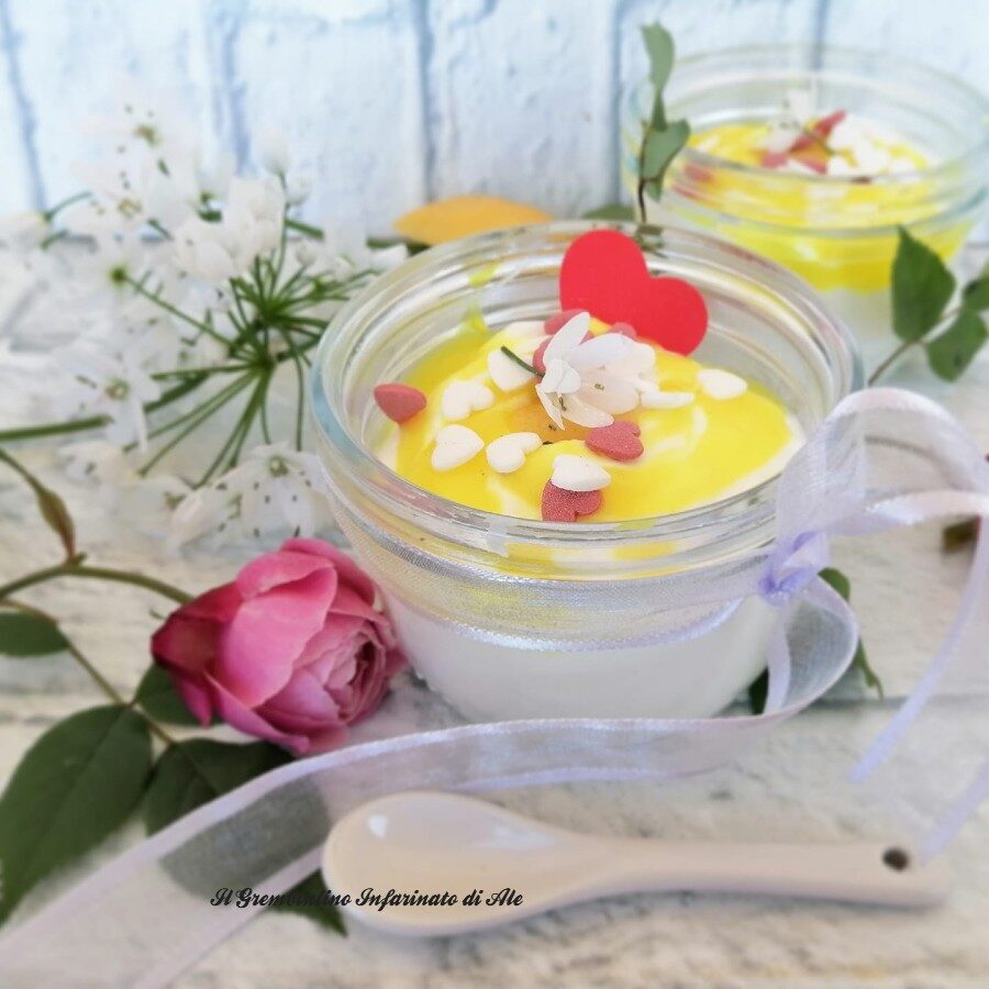 Mousse di yogurt al limone