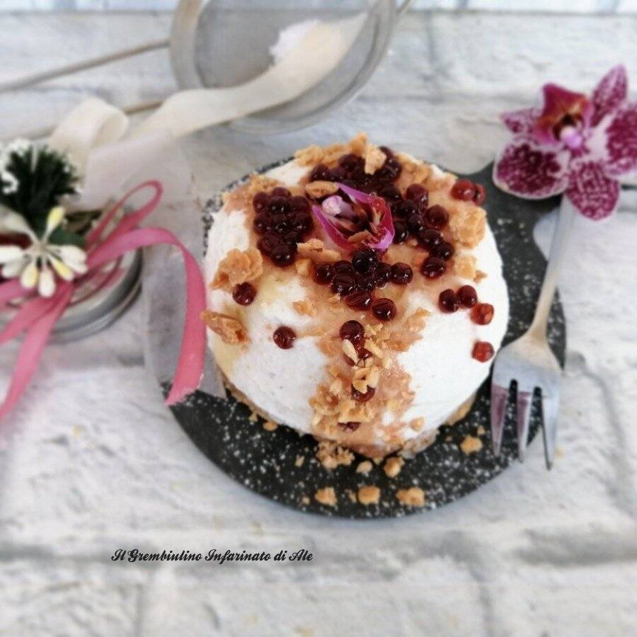Mousse fit di skyr alla vaniglia e ricotta