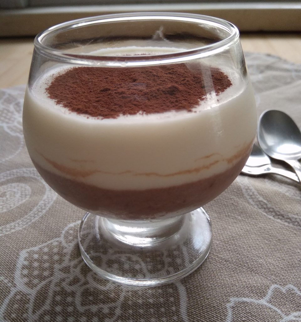 mousse ricotta e cacao