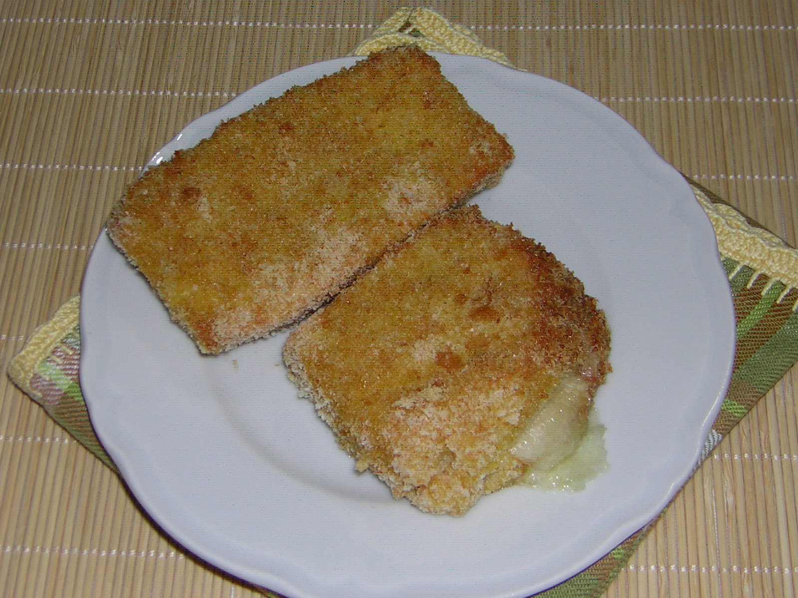 Mozzarella in carrozza al forno