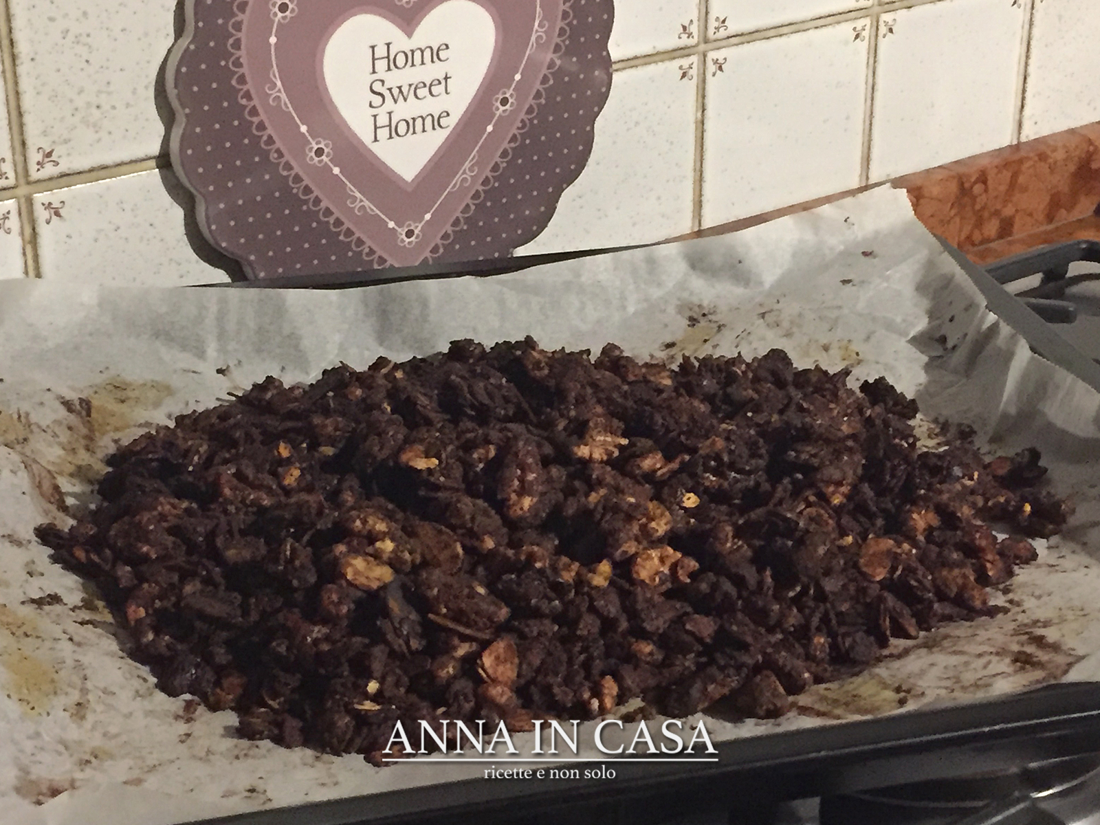 Muesli cacao e cioccolato fatto in casa