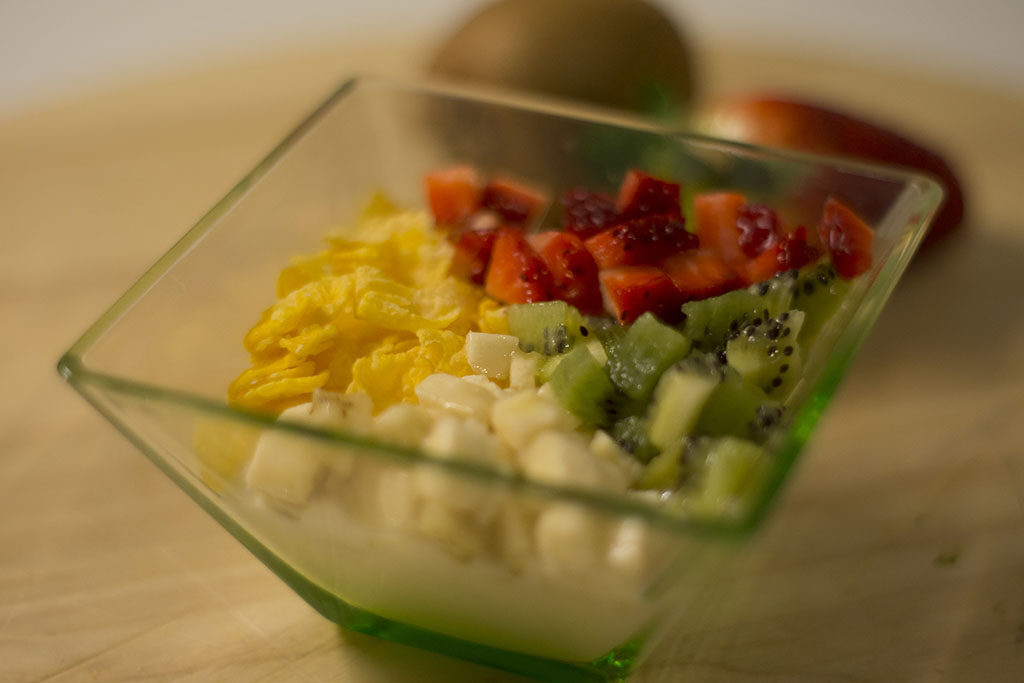 Muesli di frutta fresca