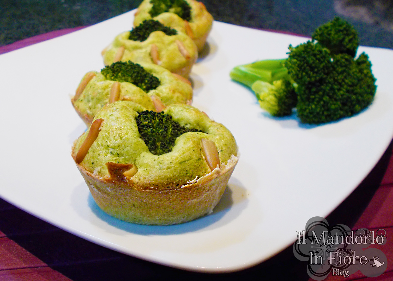 Muffin ai broccoli e yogurt