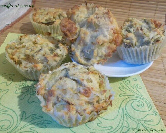 Muffin ai carciofi