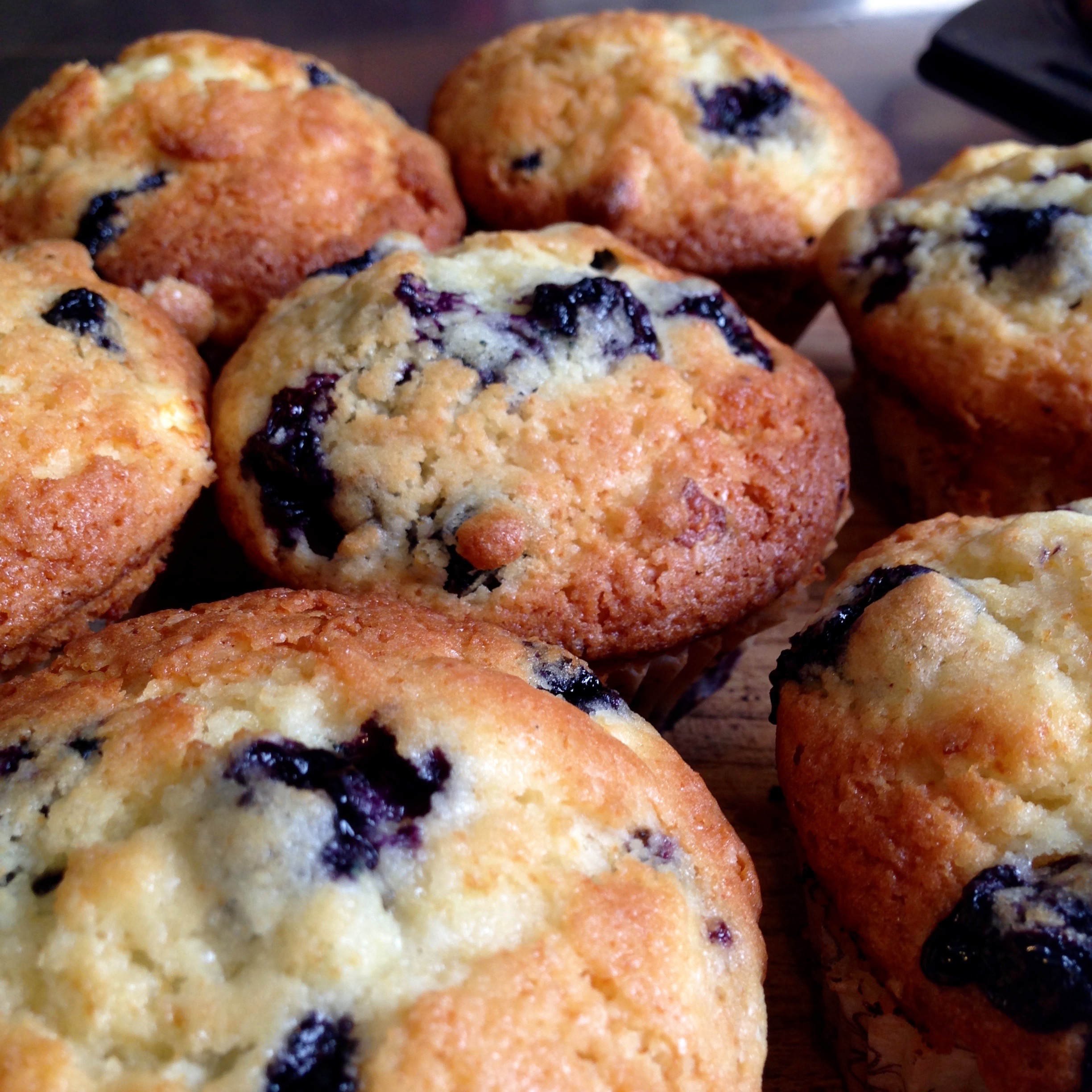 Muffin ai mirtilli e feta