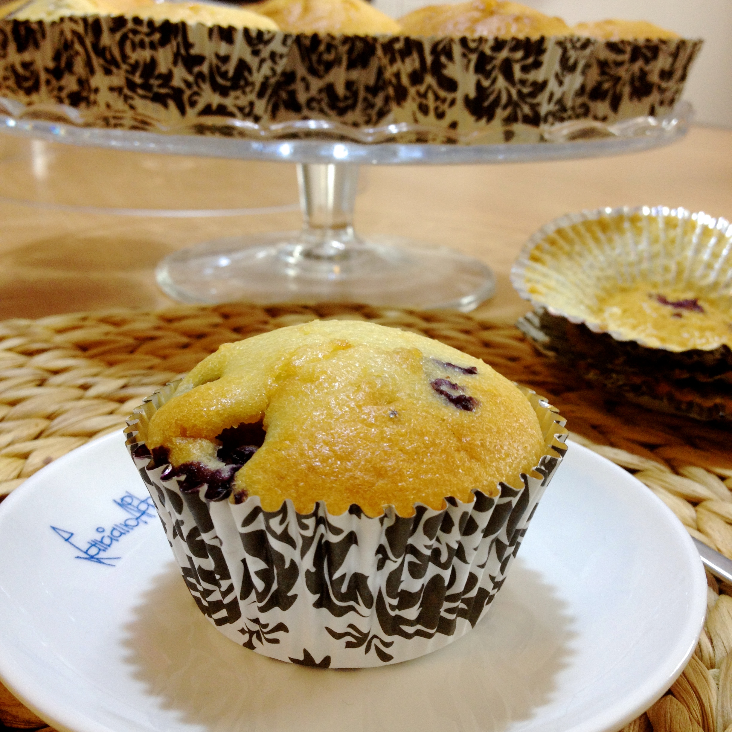 Muffin ai mirtilli e ginger