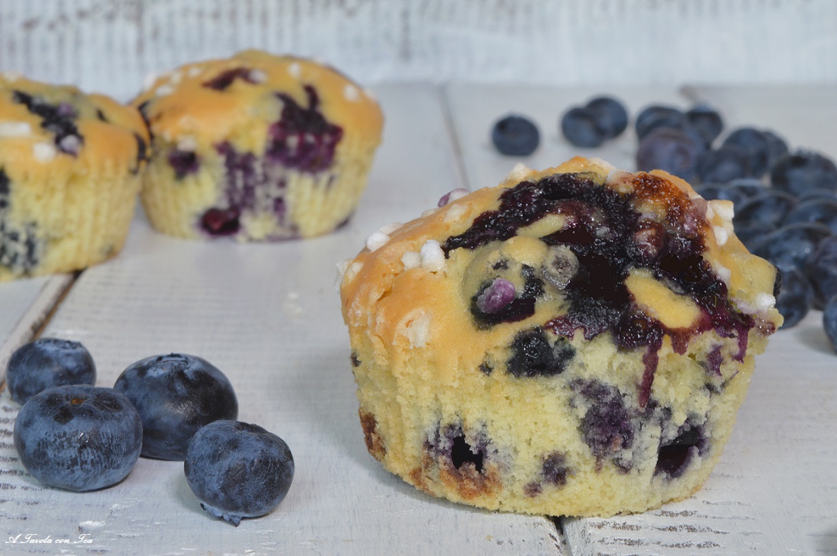 Muffin ai mirtilli ricetta senza burro