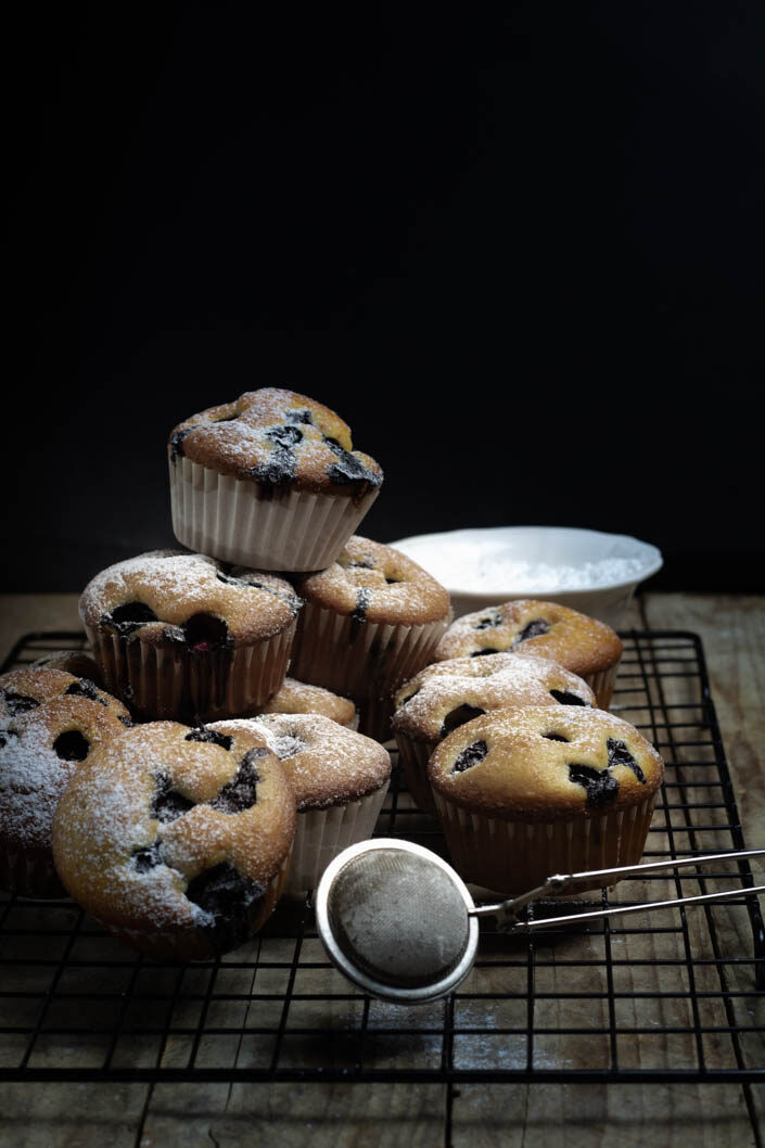 Muffin ai mirtilli sofficissimi