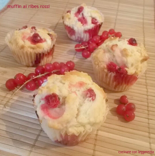 Muffin ai ribes rossi