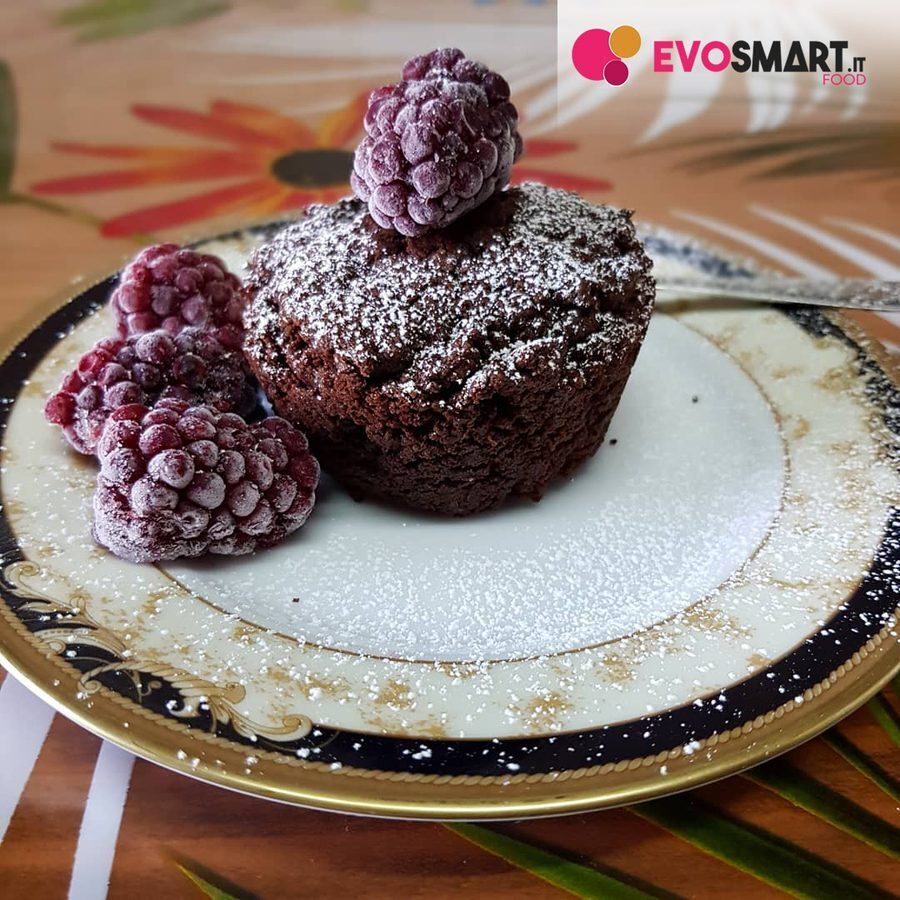 Muffin al cacao senza glutine e lattosio