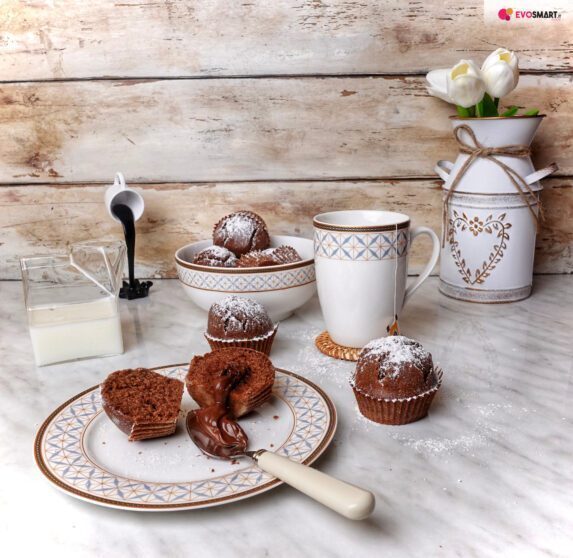 Muffin al cacao soffici e senza burro