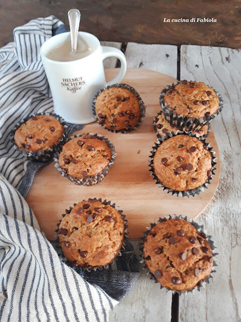 Muffin al caffè e panna