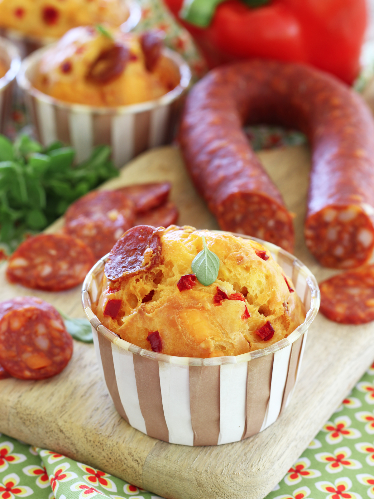 Muffin al chorizo