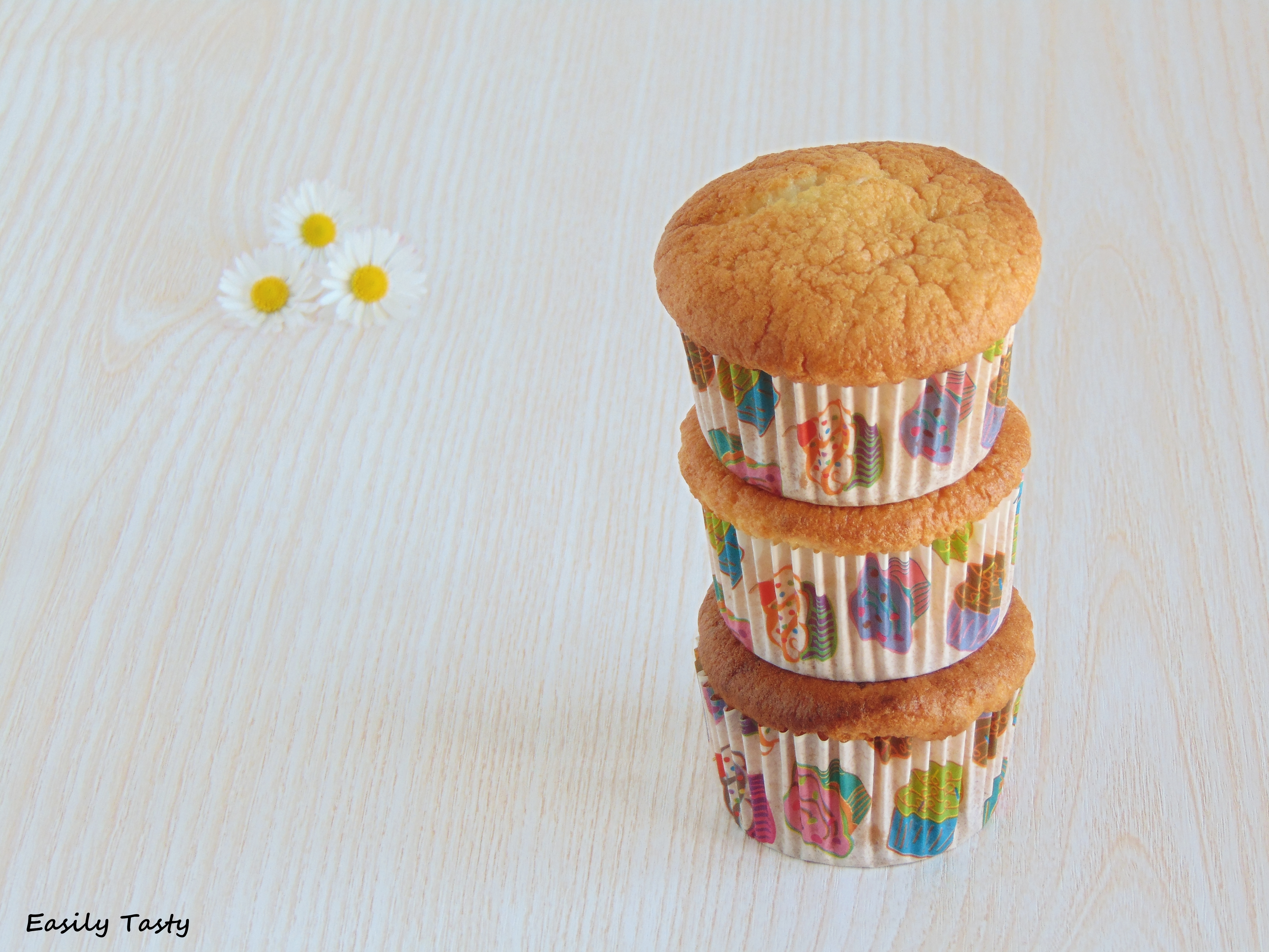 Muffin al cocco con soli albumi