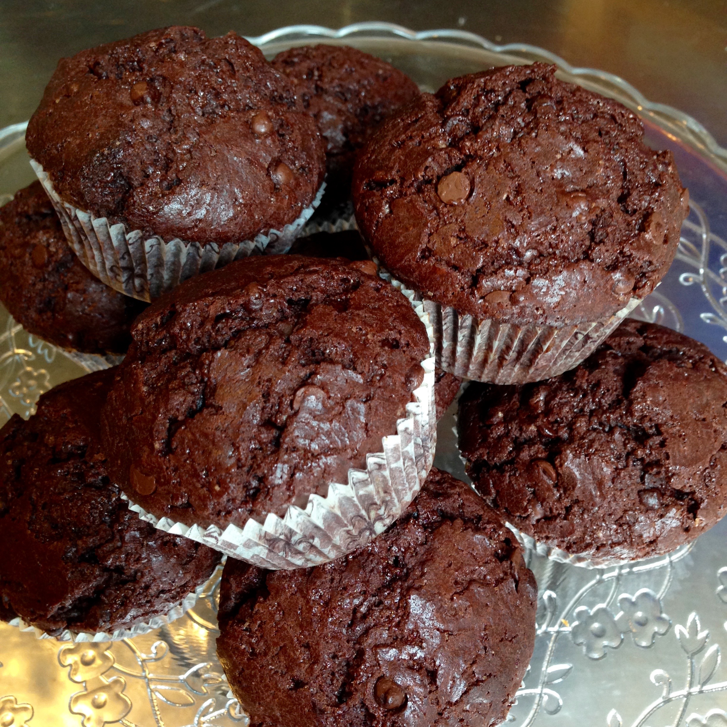 Muffin al doppio cioccolato