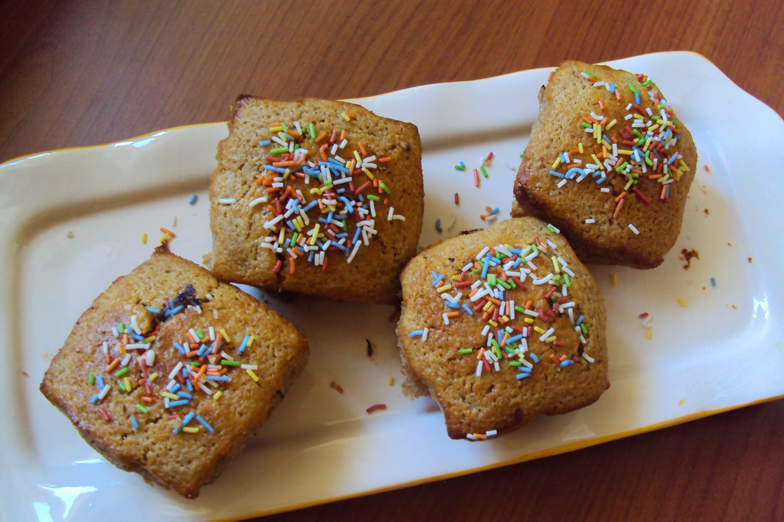 Muffin al farro con gocce di cioccolato