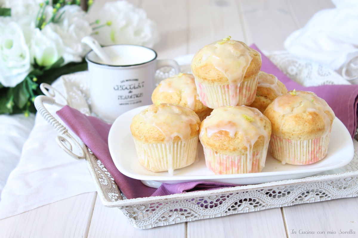 Muffin al limone e yogurt
