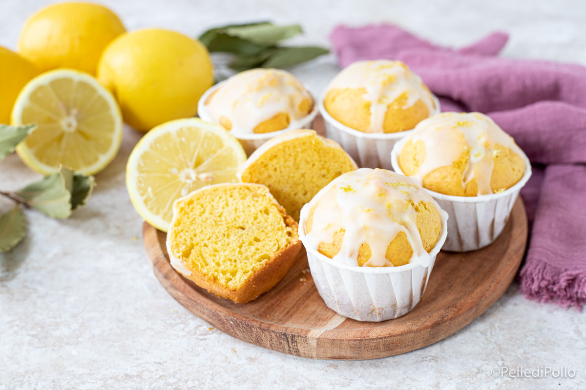 Muffin al limone soffici
