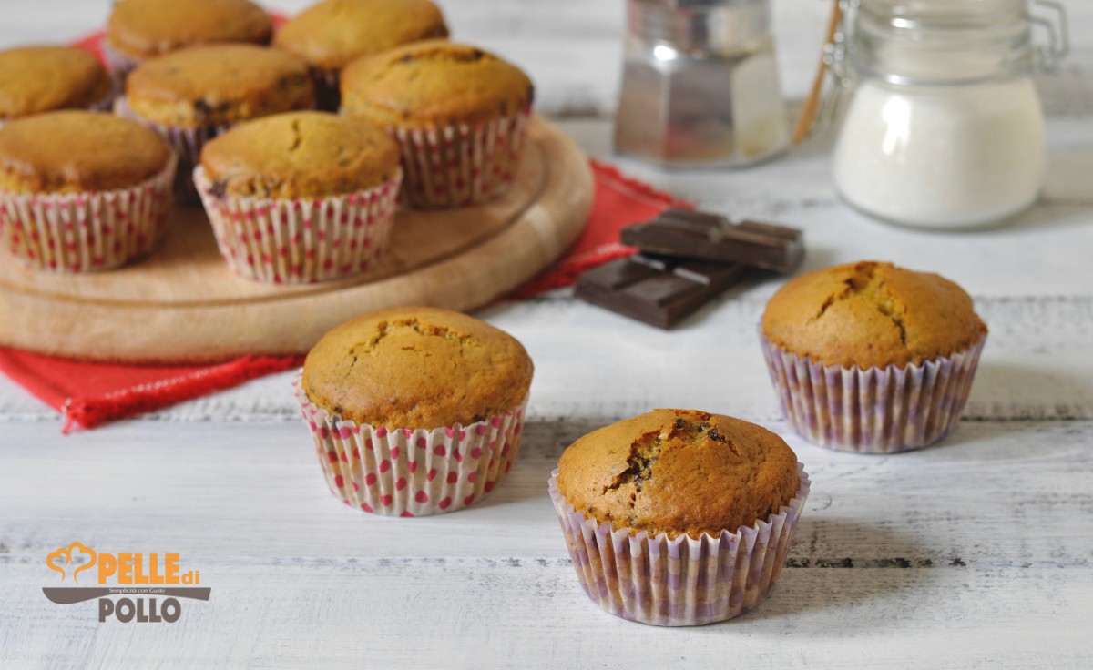Muffin al mascarpone con cioccolato e caffè