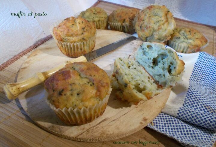 Muffin al pesto