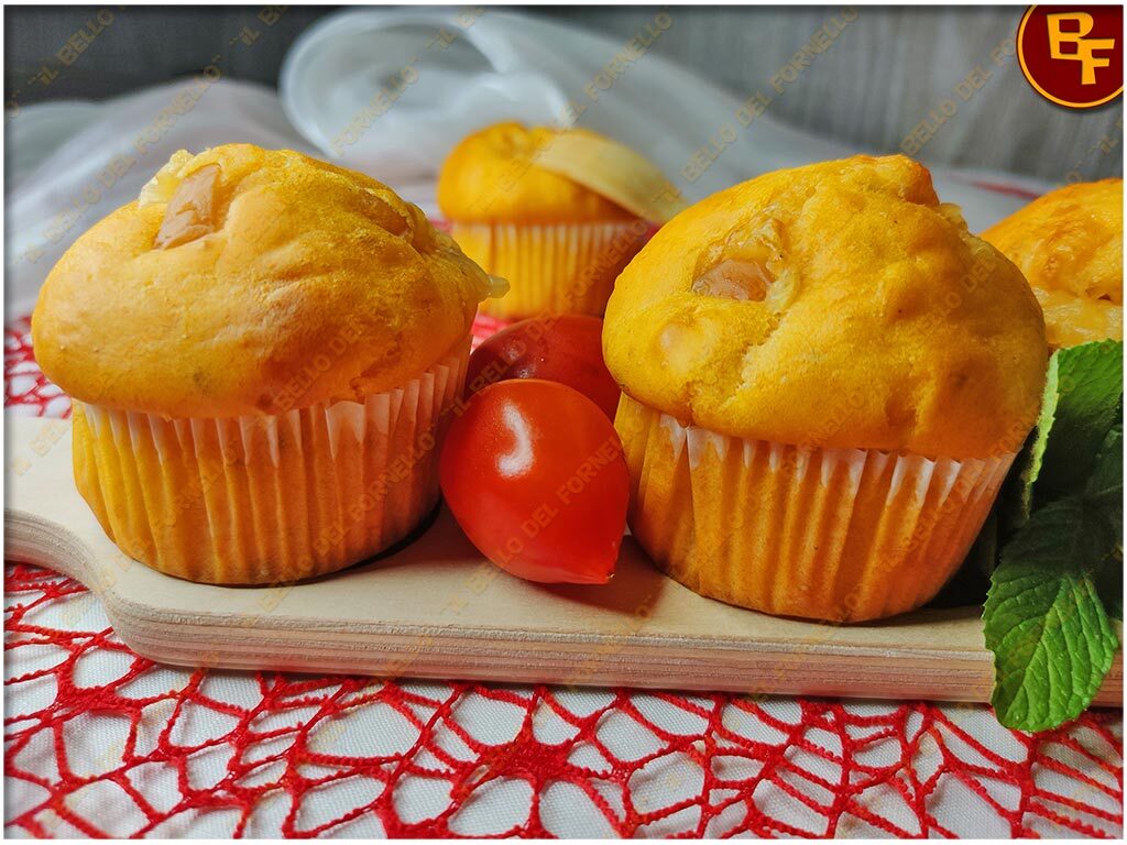 Muffin al pomodoro origano e provola