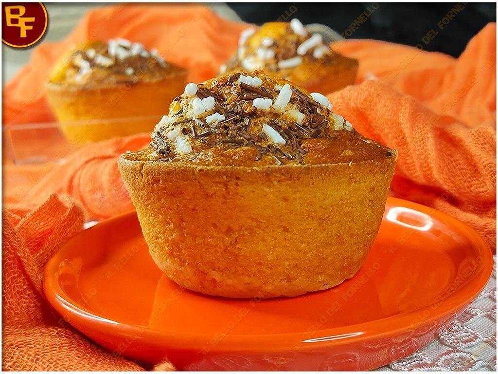 Muffin al succo di frutta senza lattosio