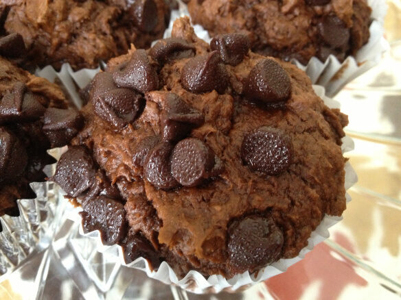 Muffin al triplo cioccolato