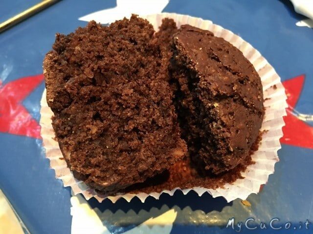 Muffin alla nocciola e cacao con cuisine e i-companion moulinex
