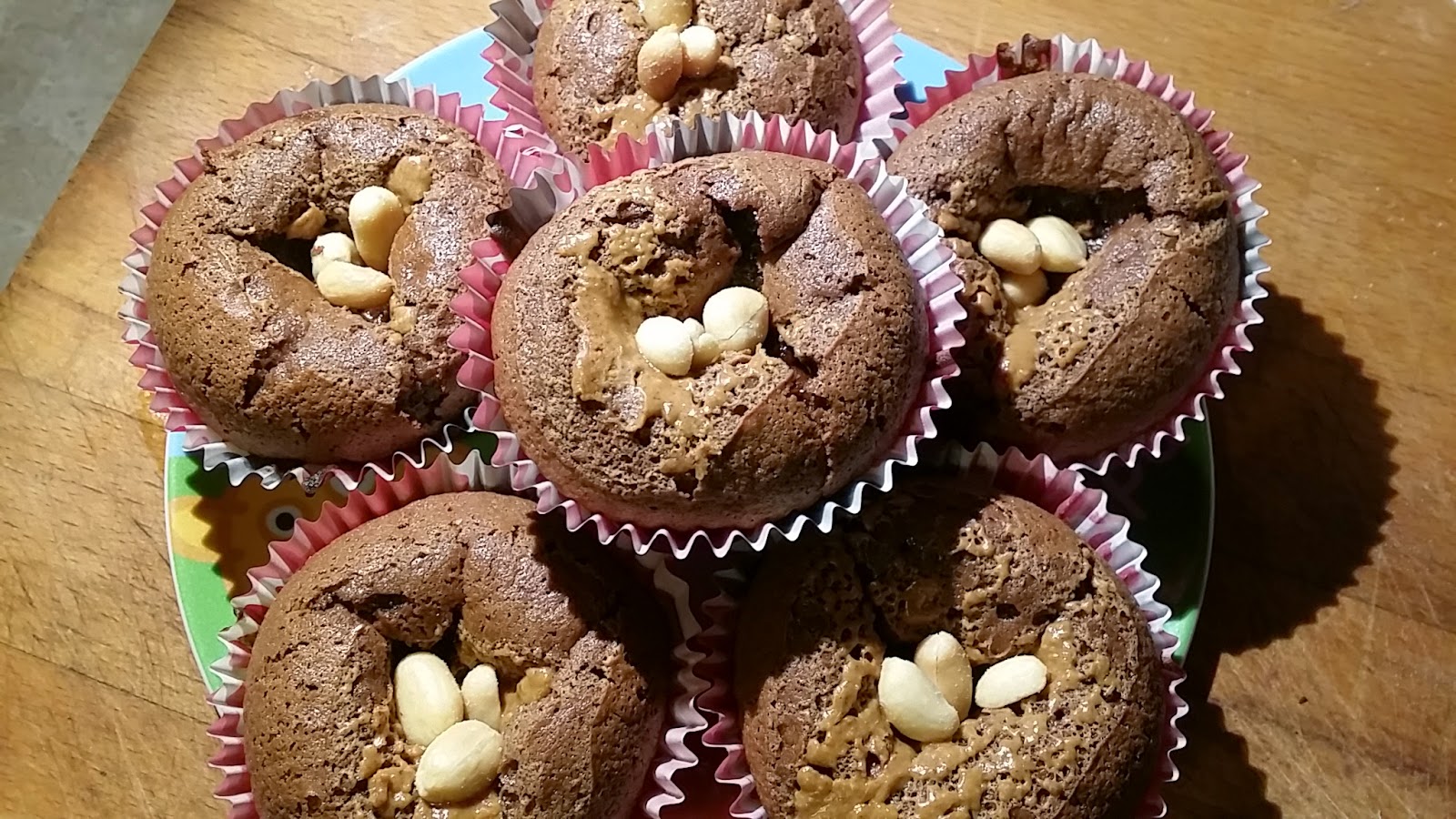 Muffin alla nutella e burro di arachidi solo 4 ingredienti