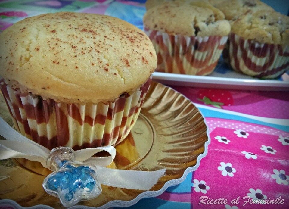 Muffin alla ricotta e cannella al profumo di limone