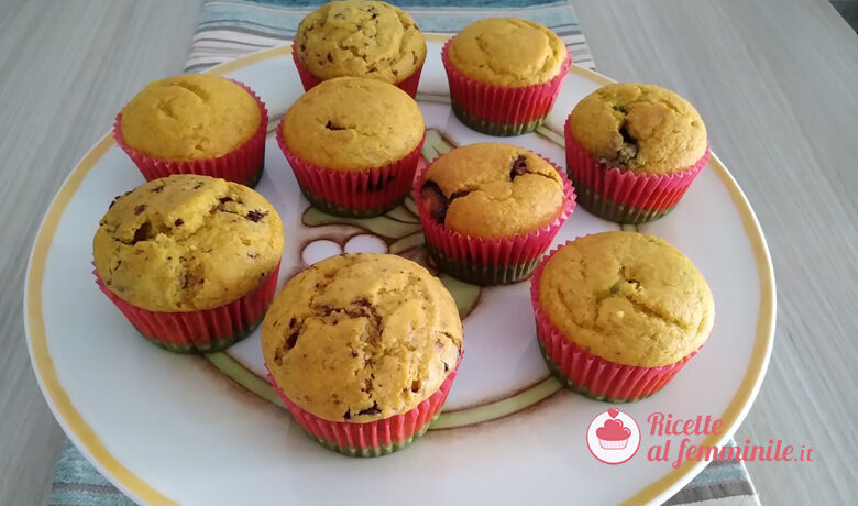 Muffin alla zucca senza lattosio