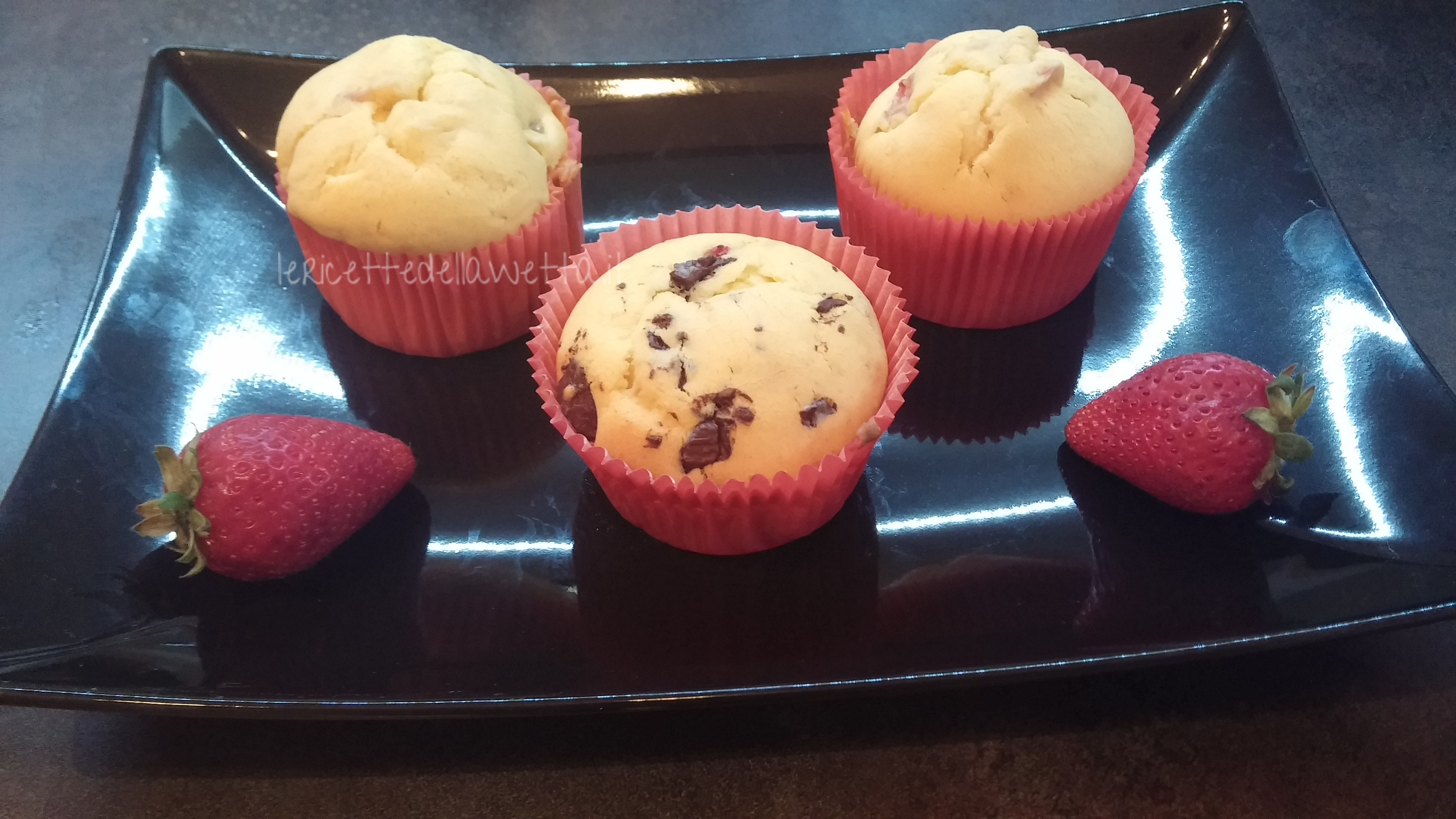 Muffin alle fragole