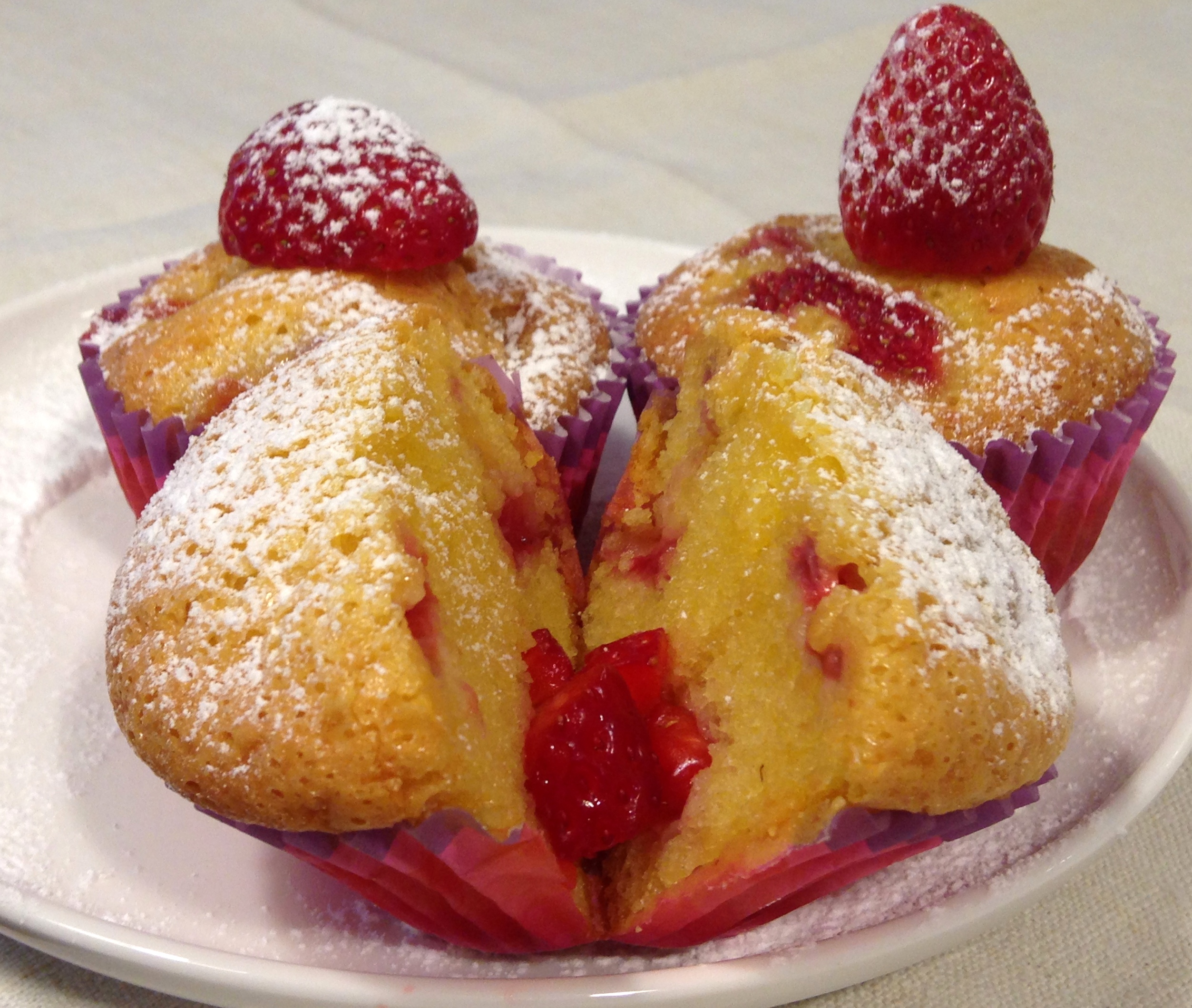 Muffin alle fragole
