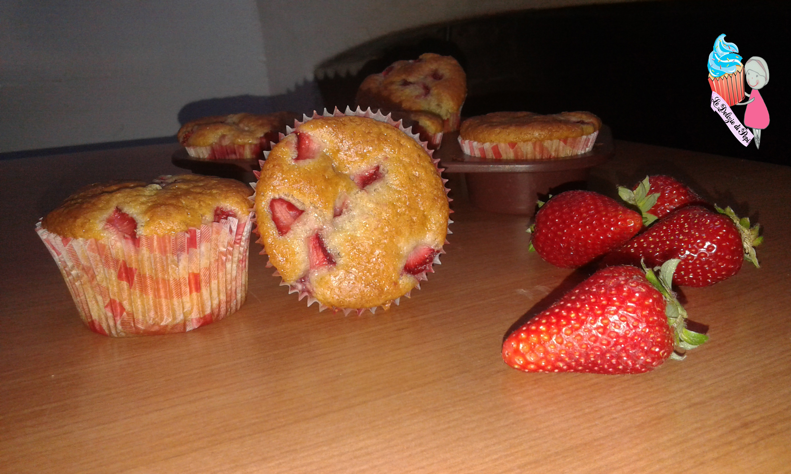 Muffin alle fragole