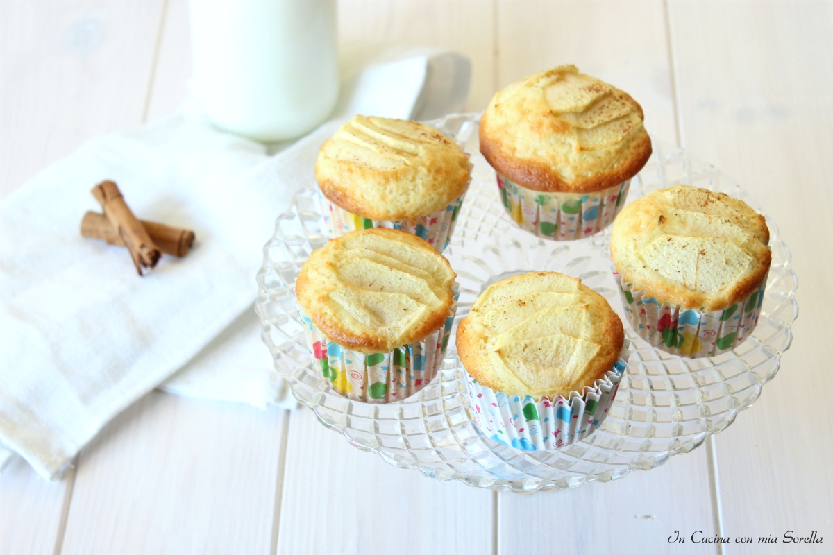 Muffin alle mele senza bilancia
