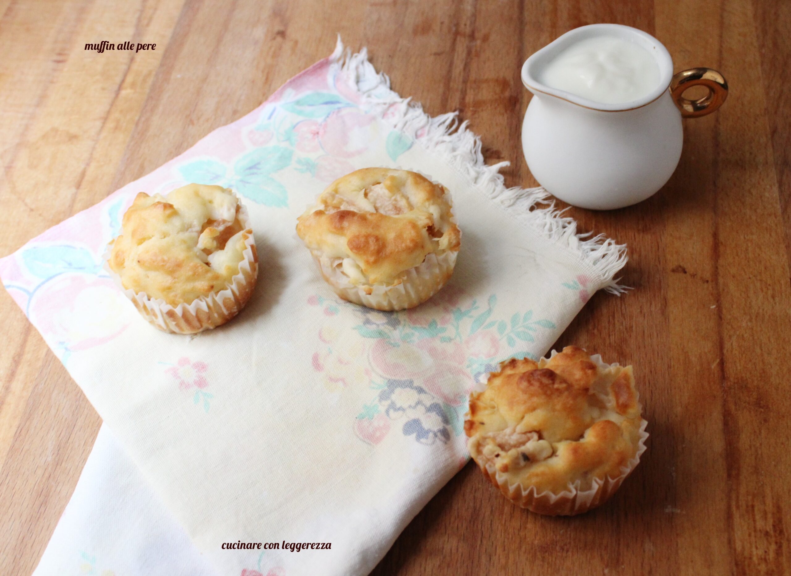 Muffin alle pere