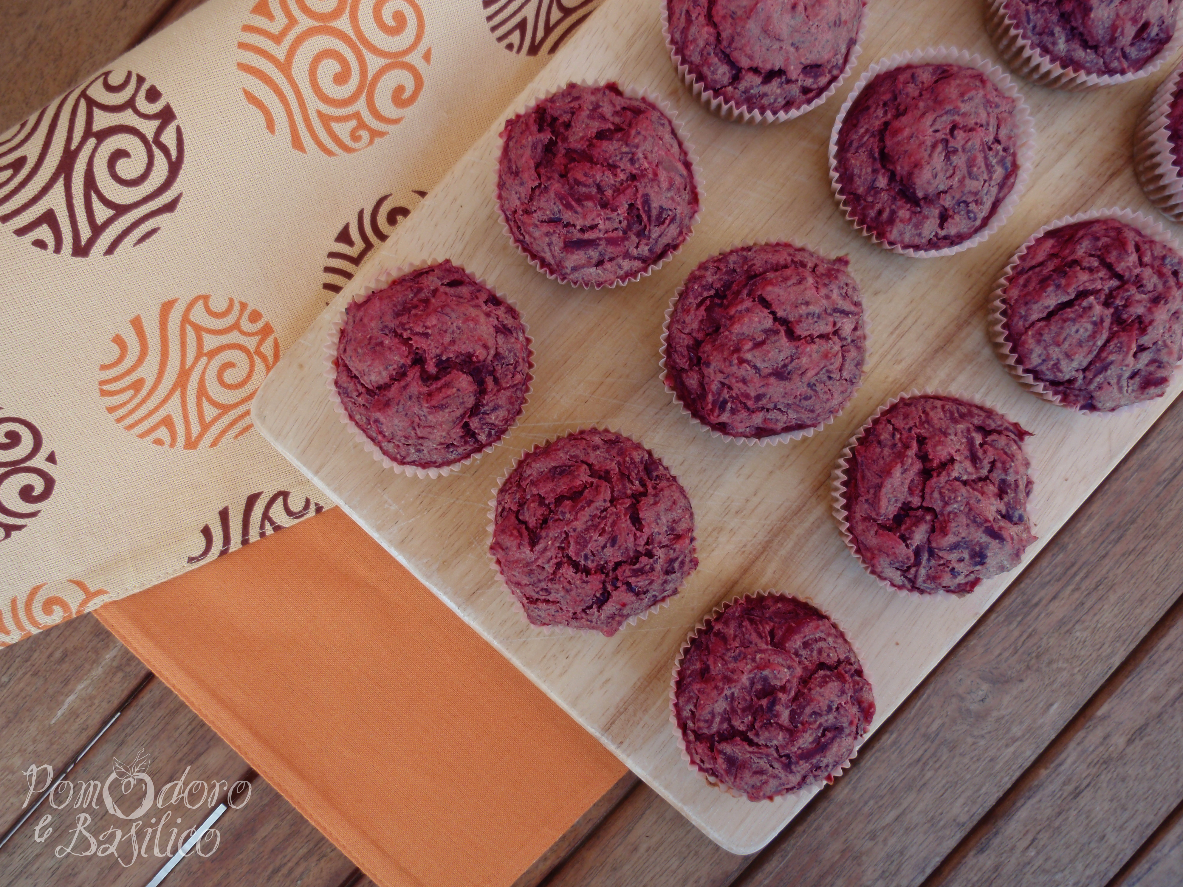 Muffin alle rape rosse