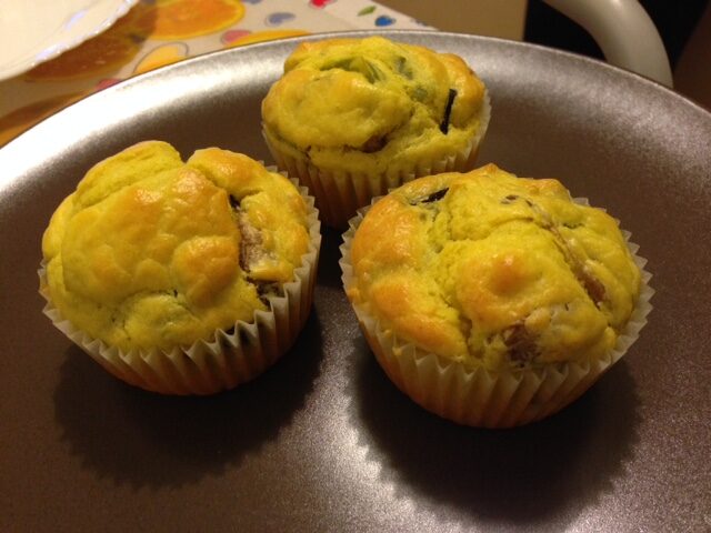 Muffin alle verdure con ricotta