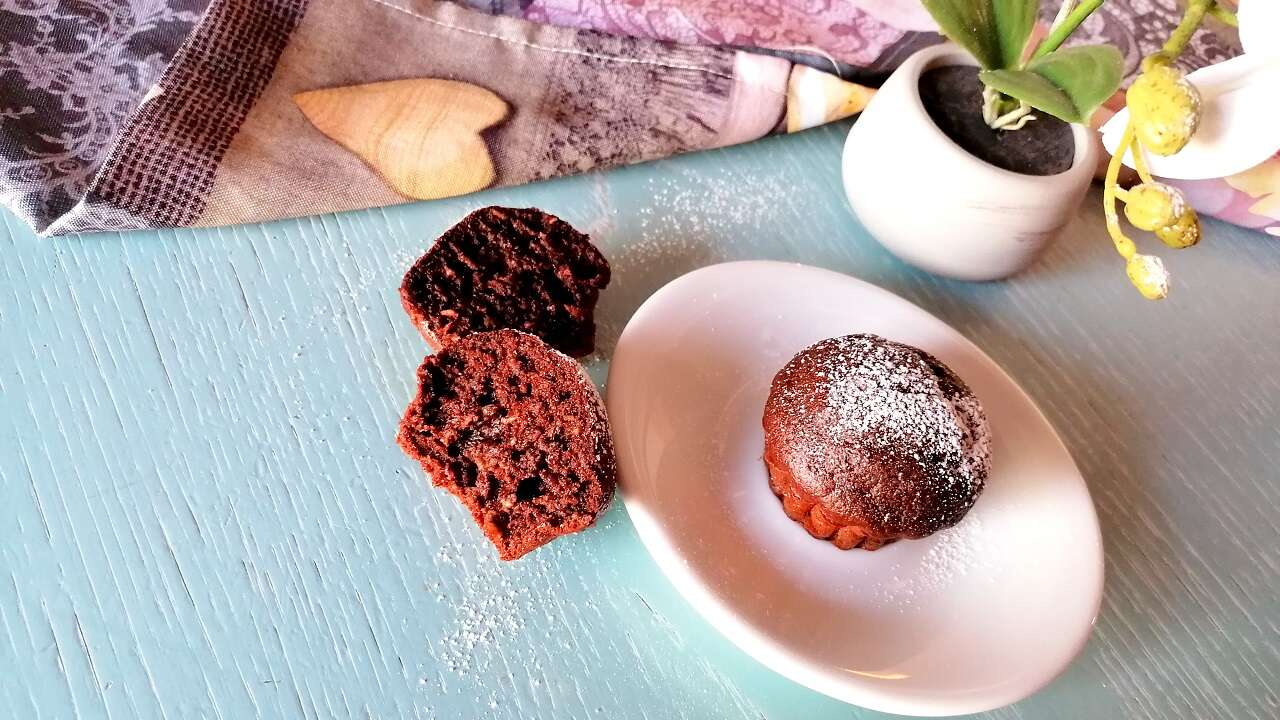 Muffin avena, miele e cacao bimby: sofficissimi e senza zucchero