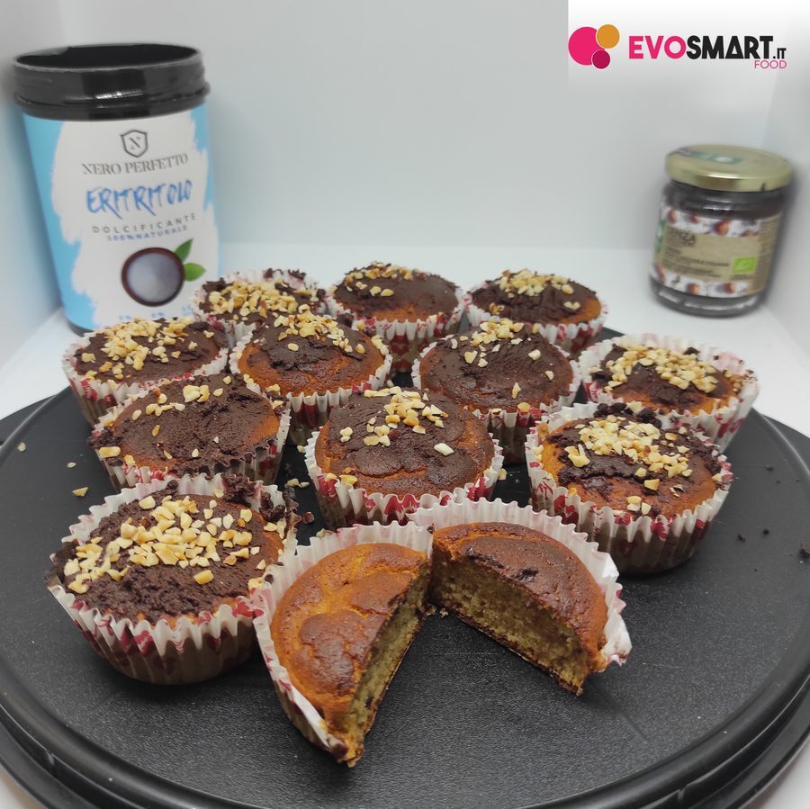 Muffin  banana bread al burro d’arachidi : senza glutine