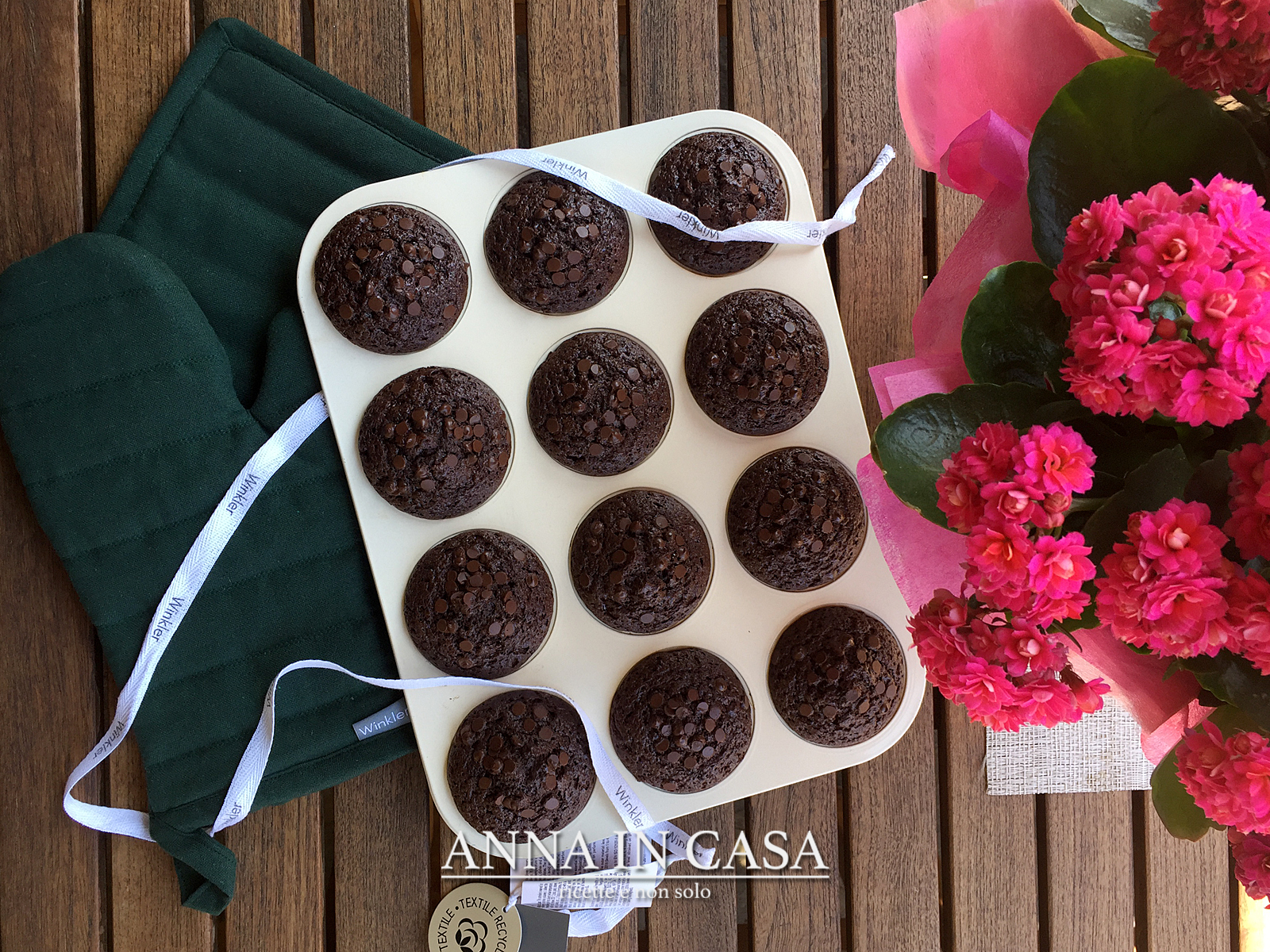 Muffin banane e cioccolato