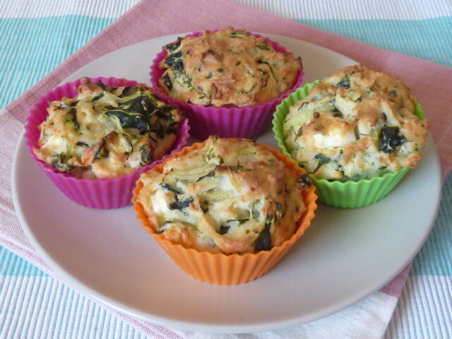 Muffin bietola e feta