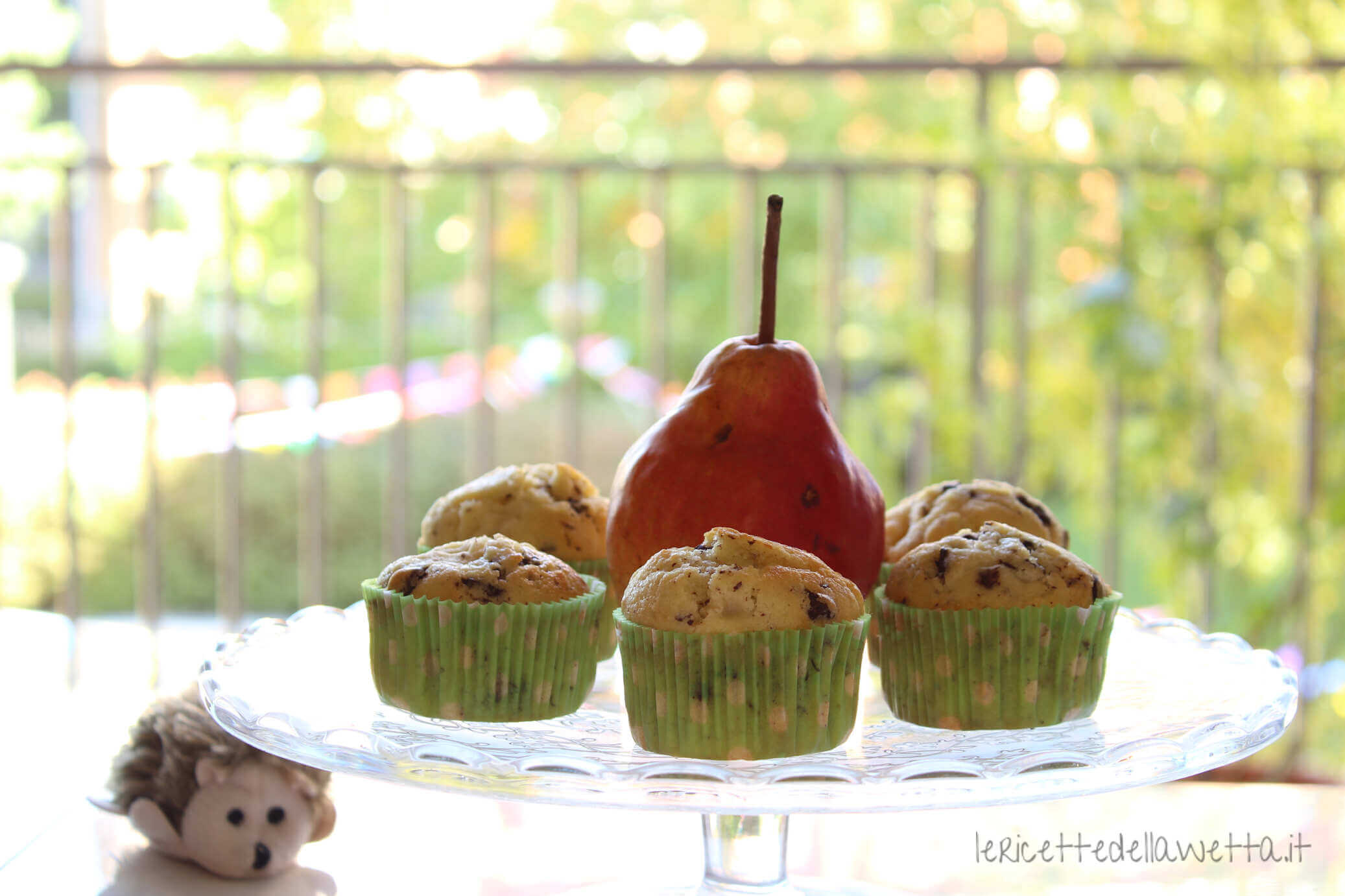 Muffin cioccolato e pere: è arrivato il freschino!