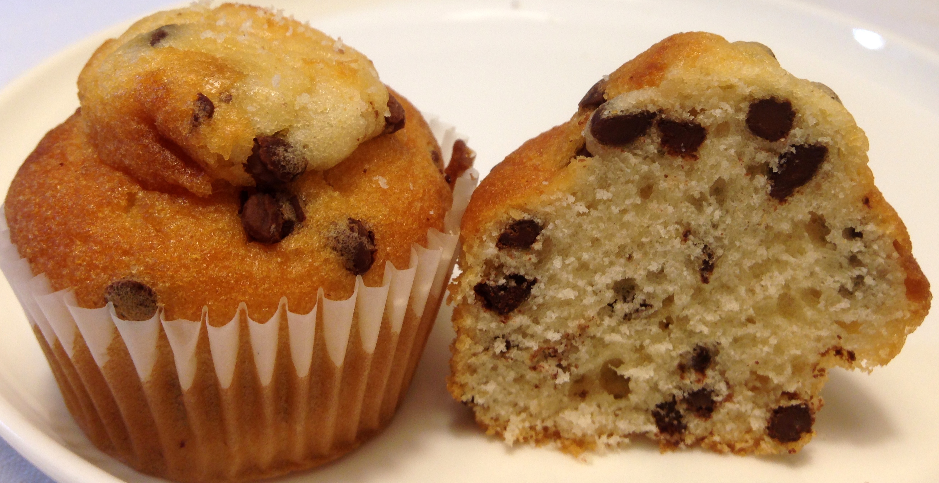 Muffin cocco e gocce di cioccolato