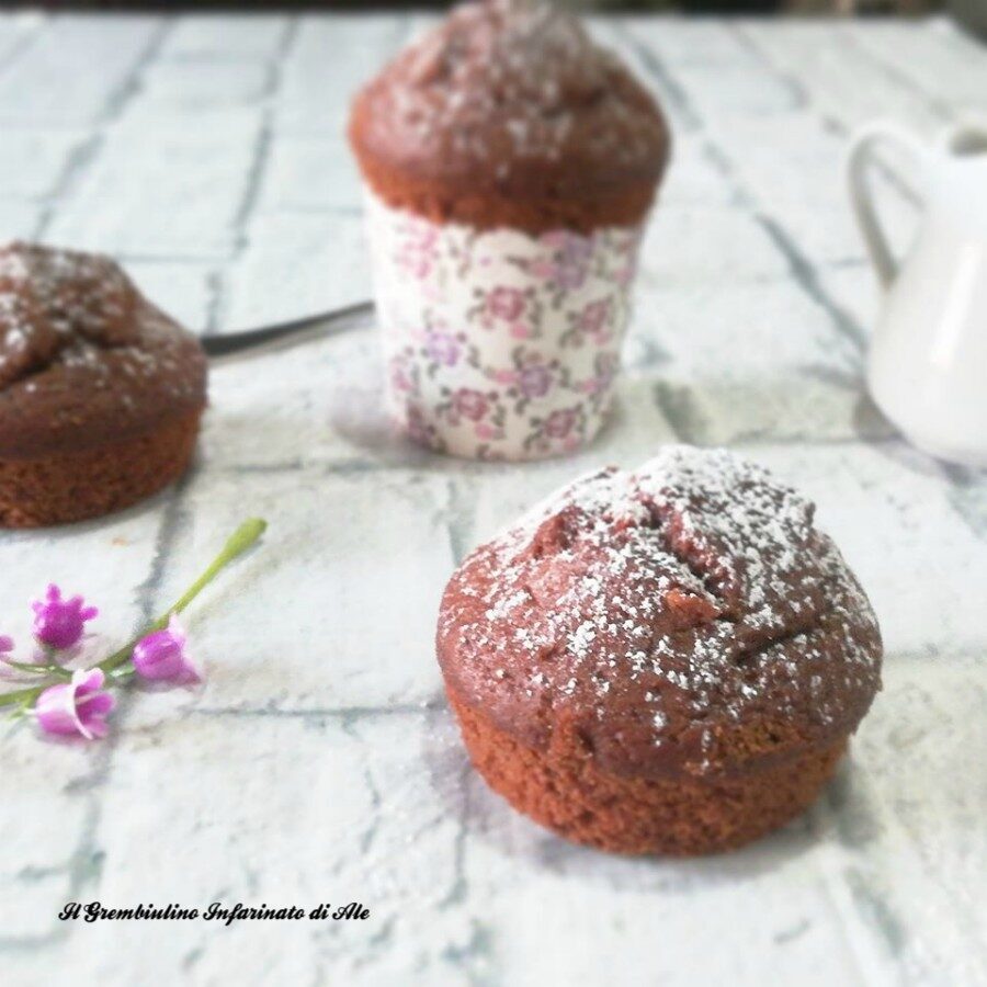 Muffin con albumi e yogurt