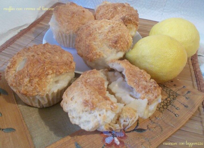 Muffin con crema al limone