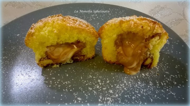 Muffin con cuore kinder senza glutine